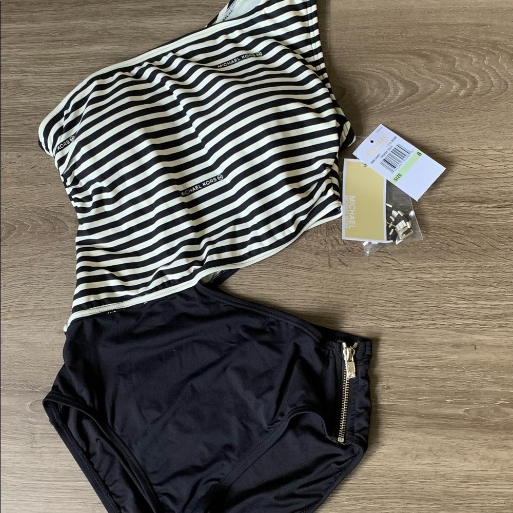 New WithTags Michael Kors One Piece Cutout Bathing Suit/Swimsuit